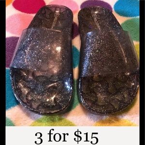 Wild Diva Glitter Slides
